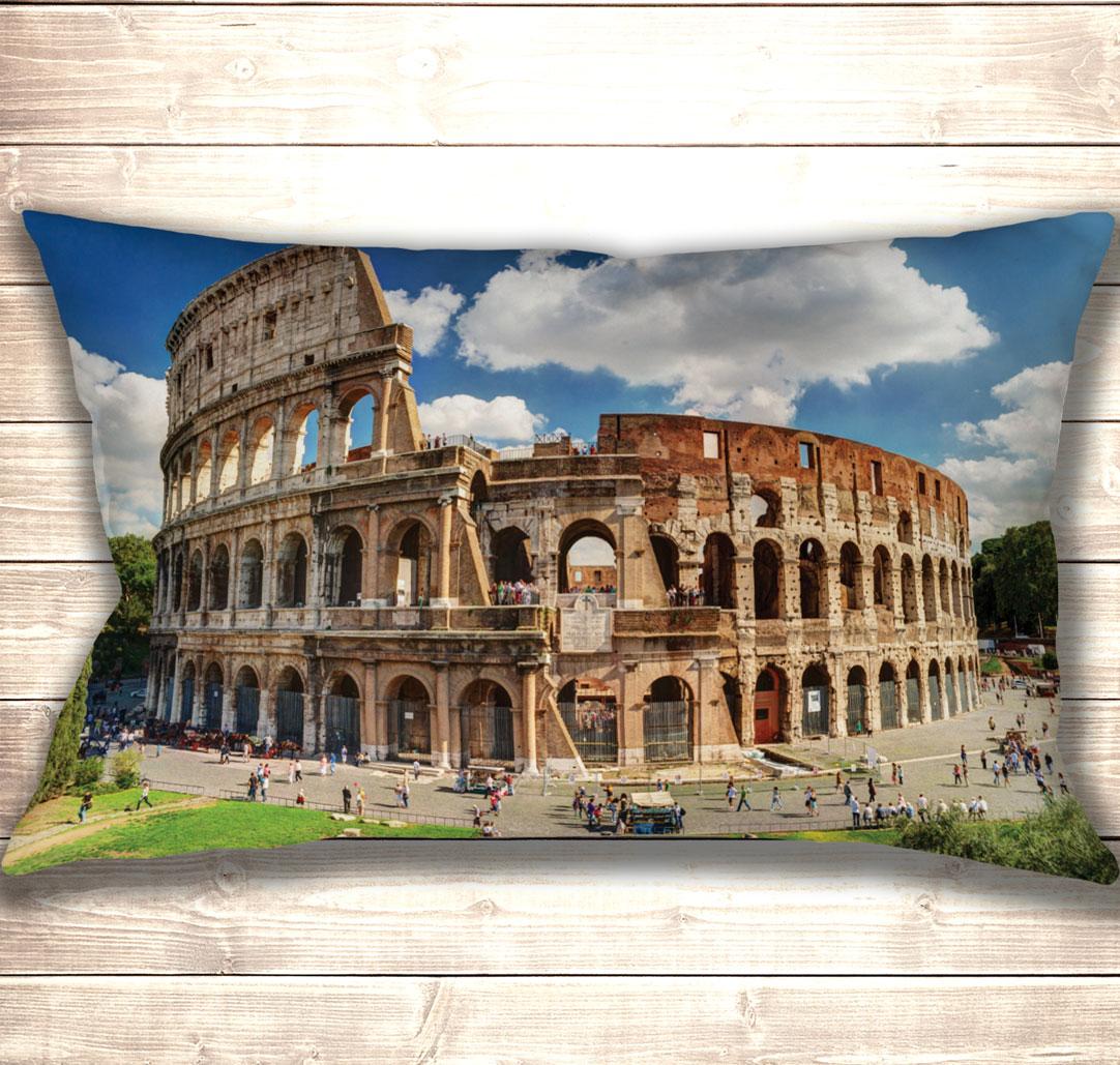 Подушка-картина Колизей в Риме 50х70см