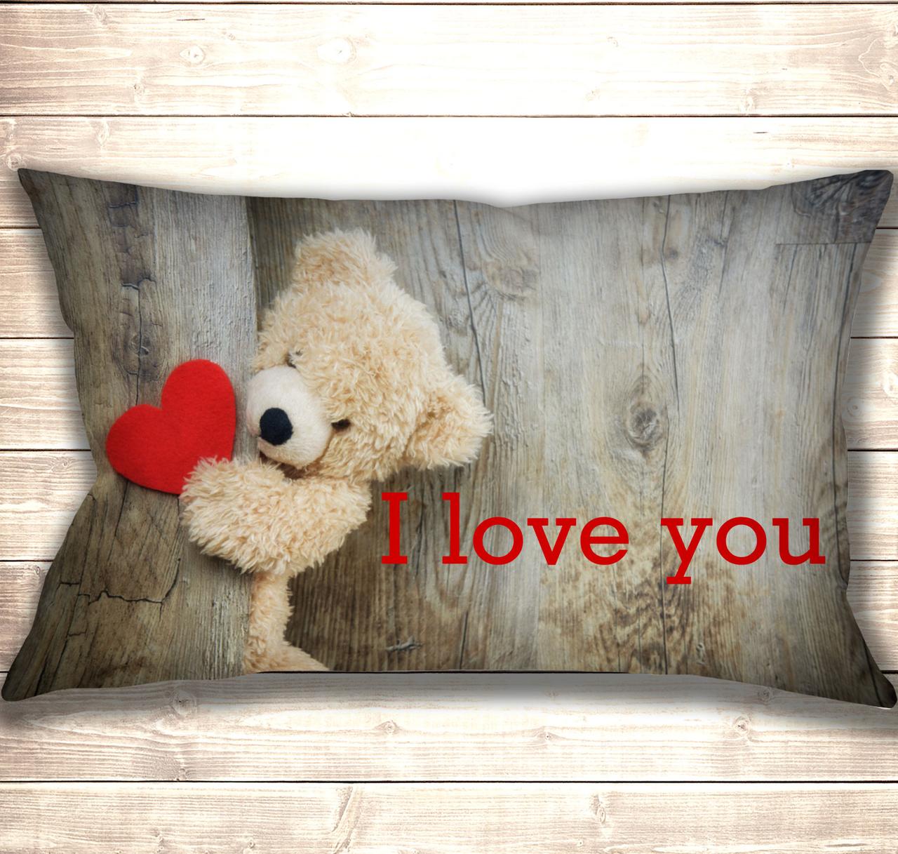 Подушка Teddy Bear I love you