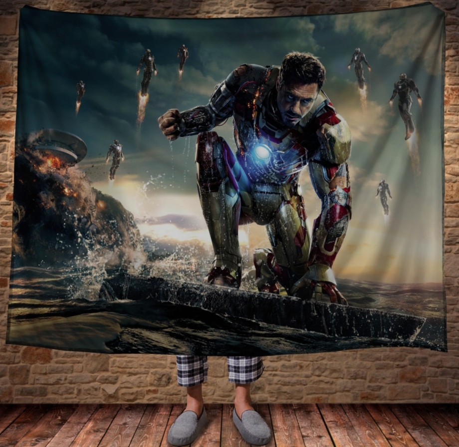 Плед з 3D принтом -Iron Man/Залізна Людина